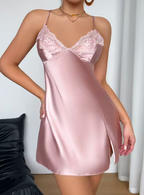 Rosa - Conjunto Pijama de Satén
