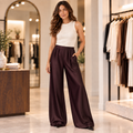 Pantalón Palazzo de Satén